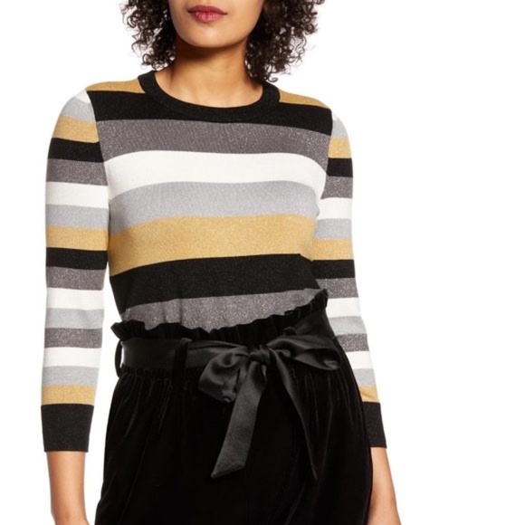 Halogen X Atlantic-Pacific Metallic Sweater - Picture 3 of 8